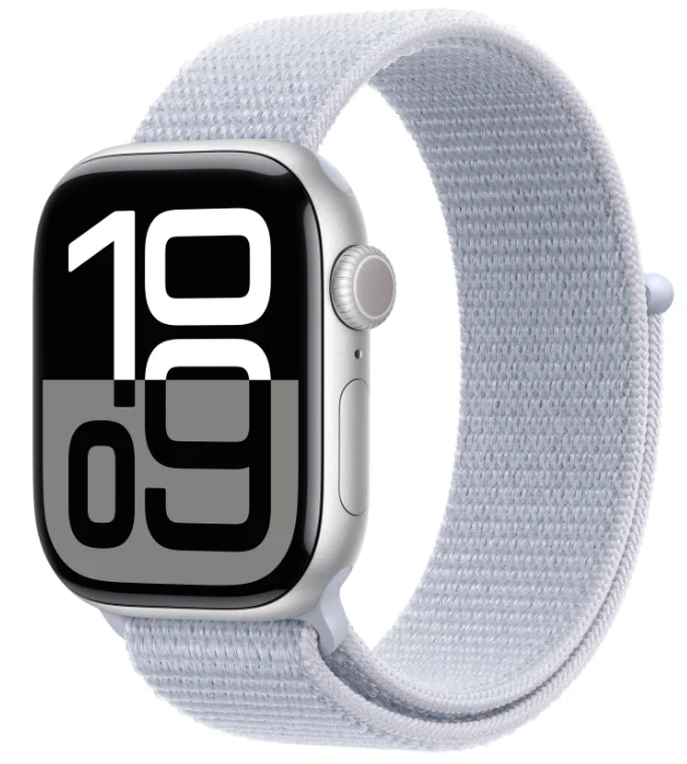 Смарт-часы Apple Watch Series 10 GPS 42mm MWWD3 Silver Aluminium Blue Cloud Sport Loop