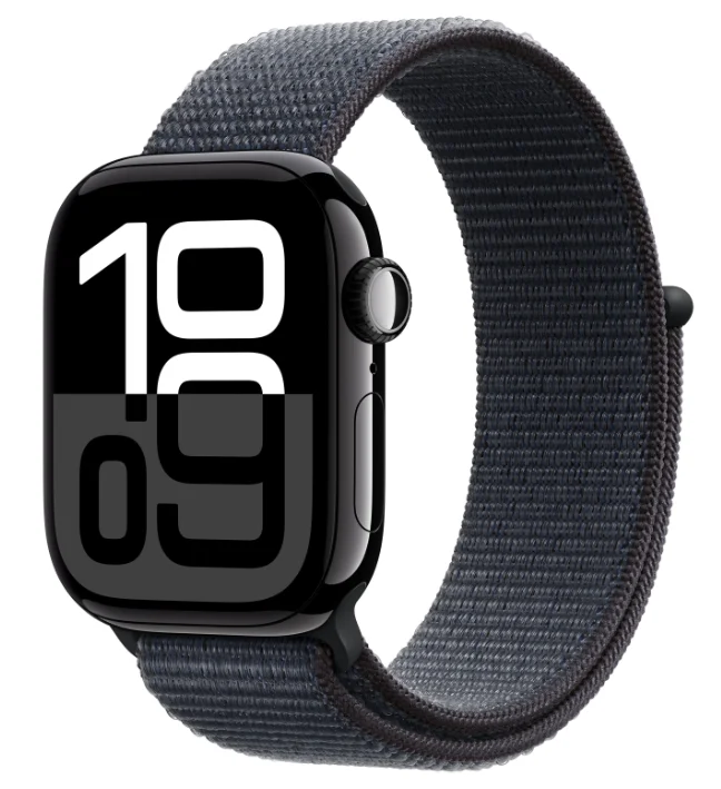 Смарт-часы Apple Watch Series 10 GPS 42mm MWWG3 Jet Black Aluminium Ink Sport Loop