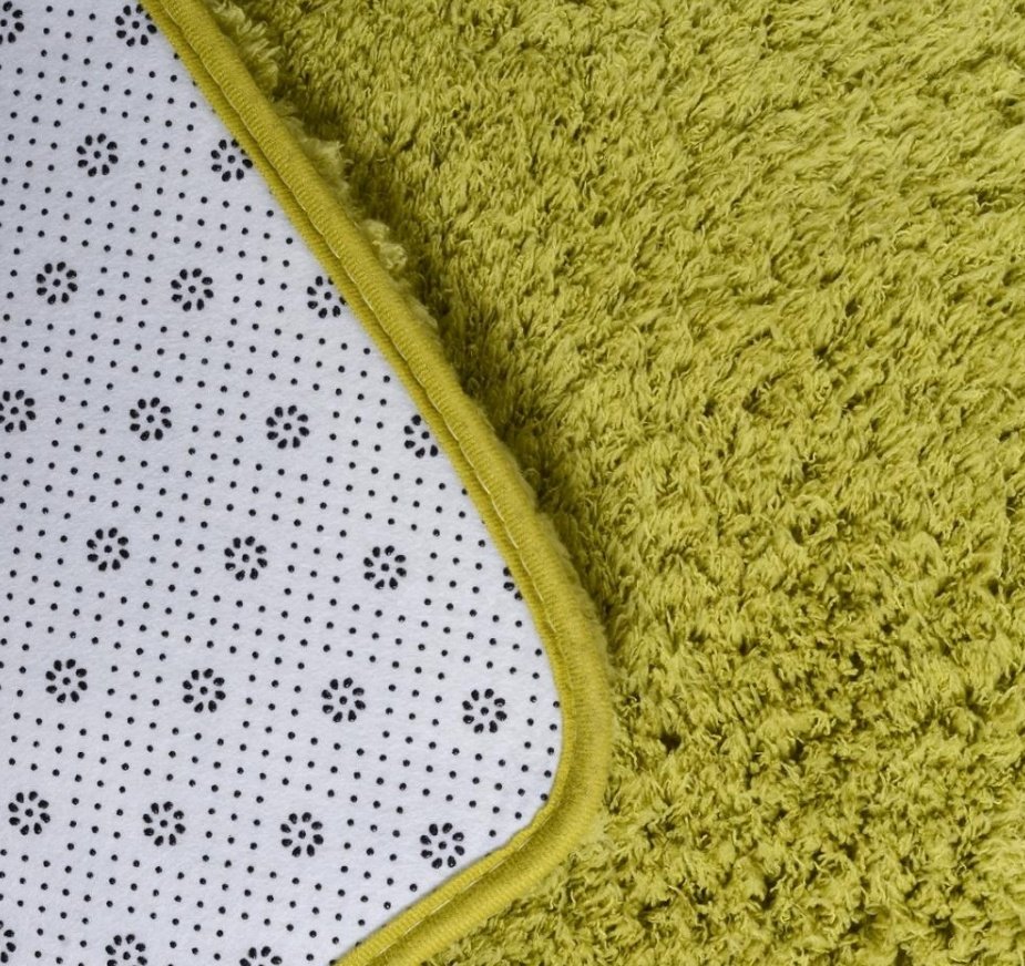 АКВАЛИНИЯ коврик Woolly 5080 50x80 см, полиэстер, зеленый