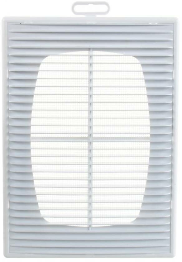 Решетка вентиляционная Эра 185х253х20 мм, пластик