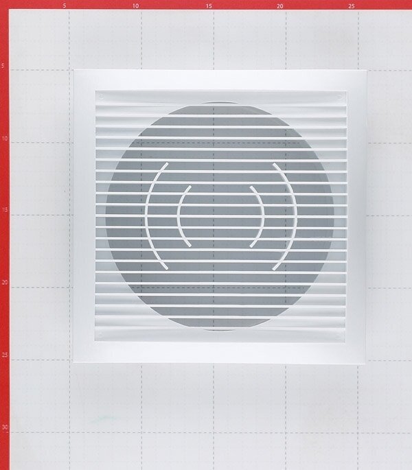 Решетка вентиляционная Эра 200х200х29 мм, пластик