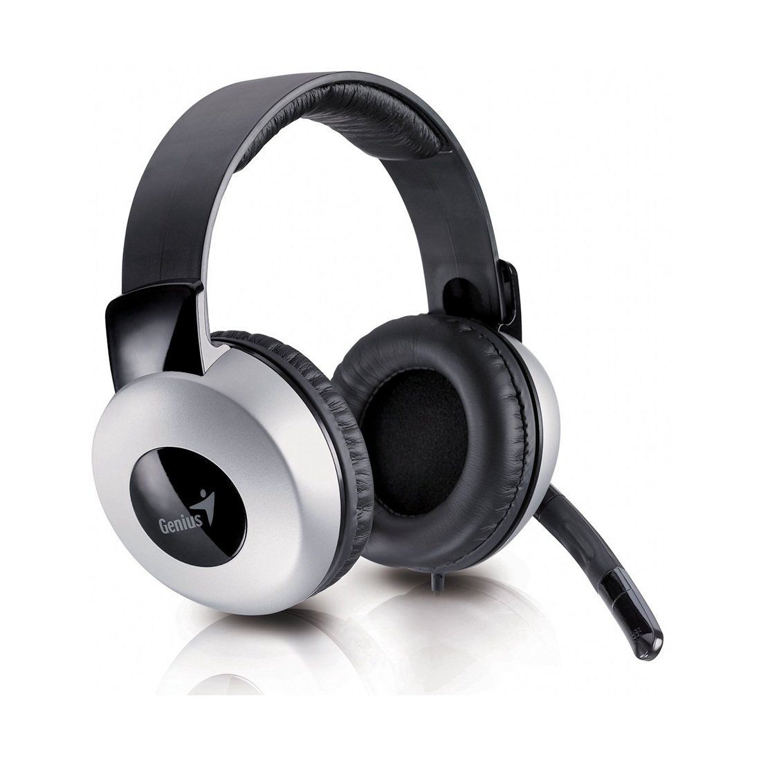 Наушники Genius HS-05A серебристо-черные