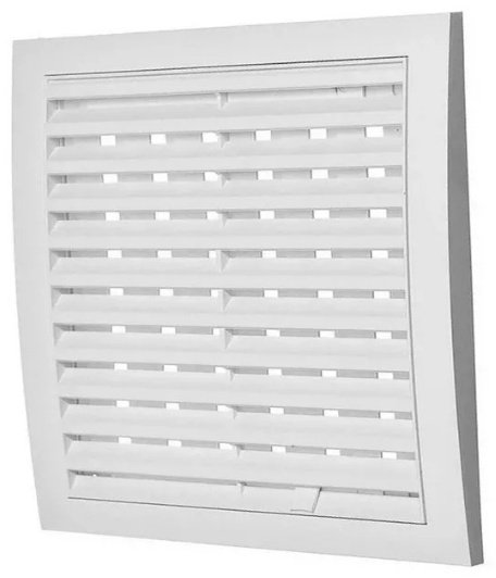 Решетка вентиляционная ЭРА 200х200х20 мм, пластик