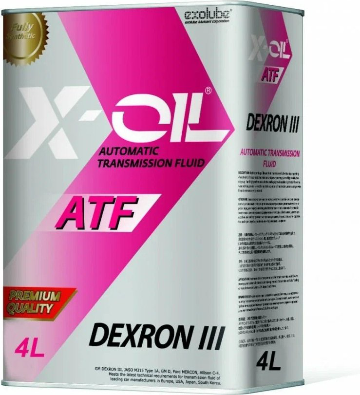 Масло синтетическое X-OIL ATF Dexron III 4 л купить,NaN