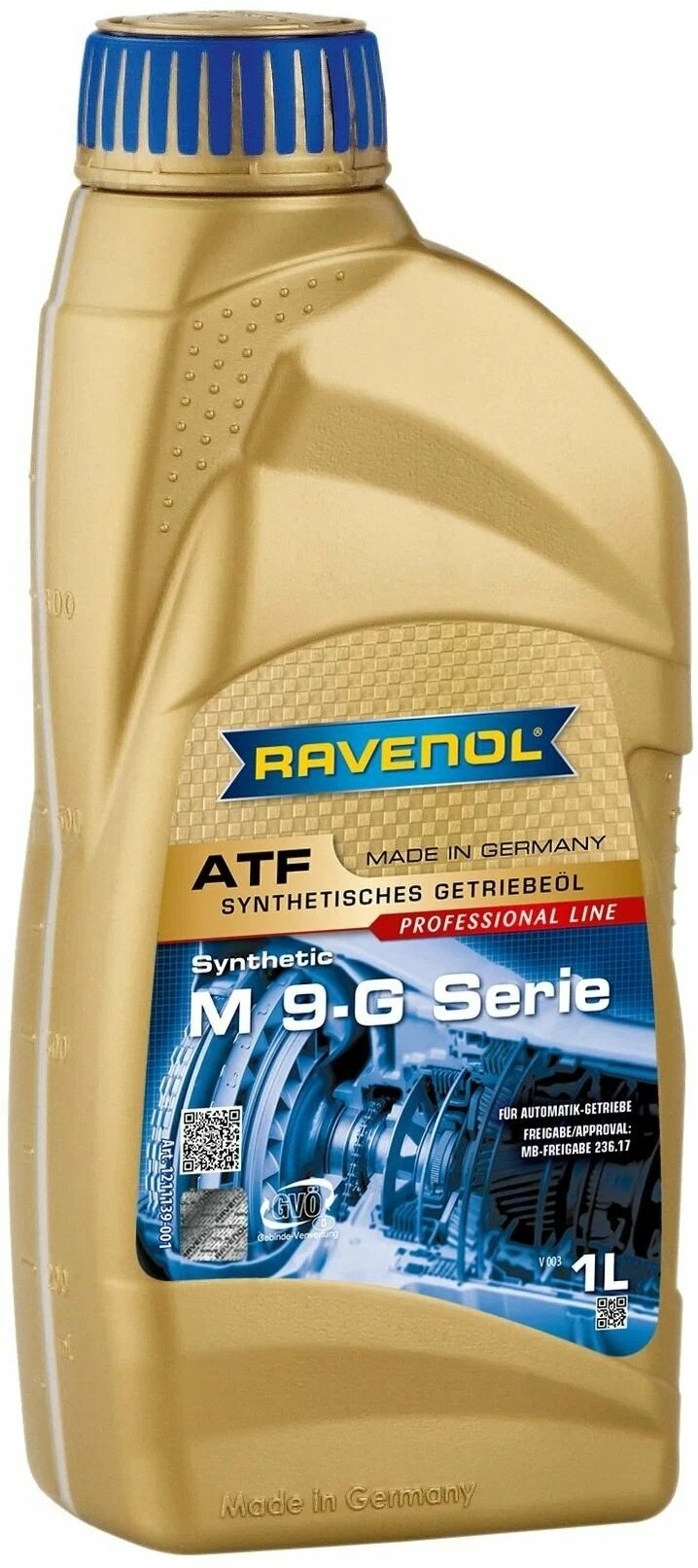 Масло синтетическое RAVENOL M 9-G Serie 1 л