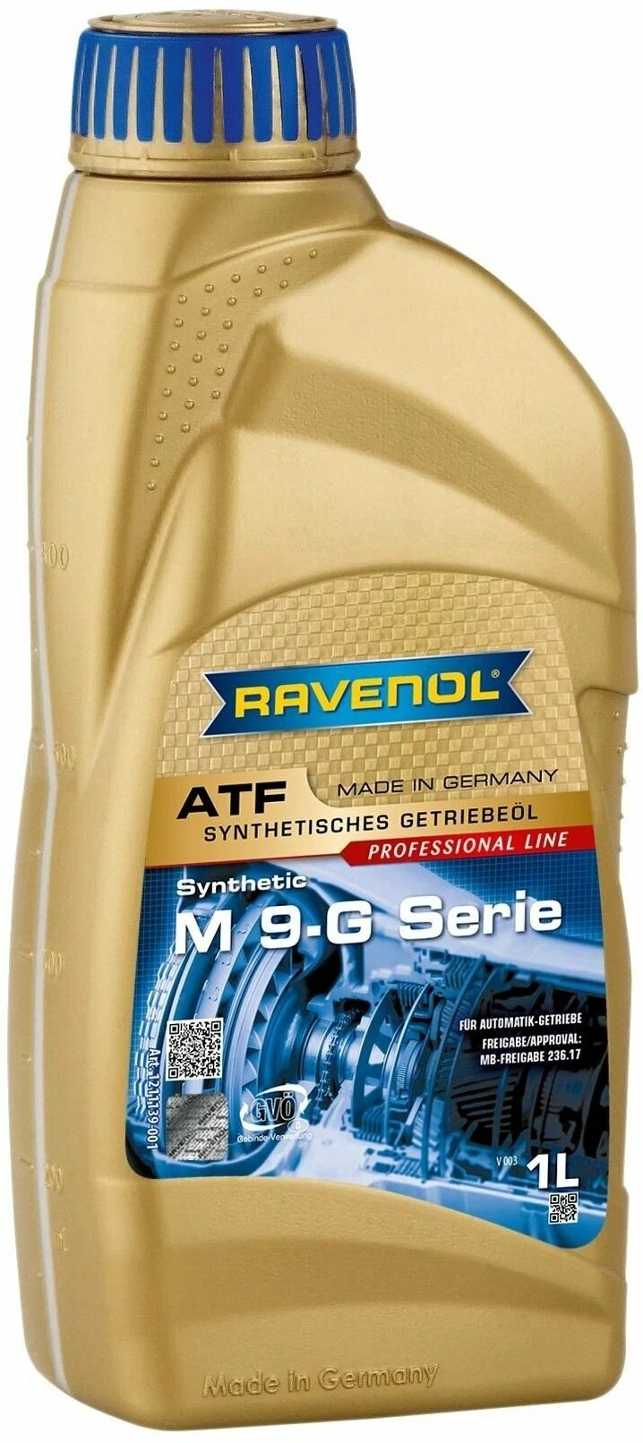 Масло синтетическое RAVENOL M 9-G Serie 1 л купить,24500