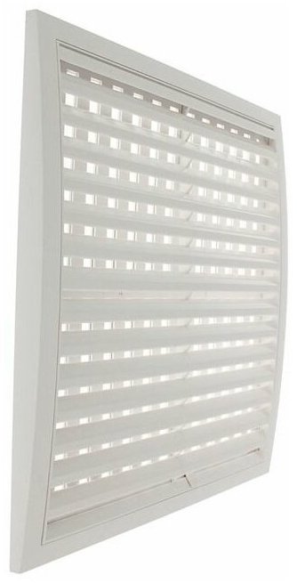 Решетка вентиляционная Эра 350х350х22 мм, пластик