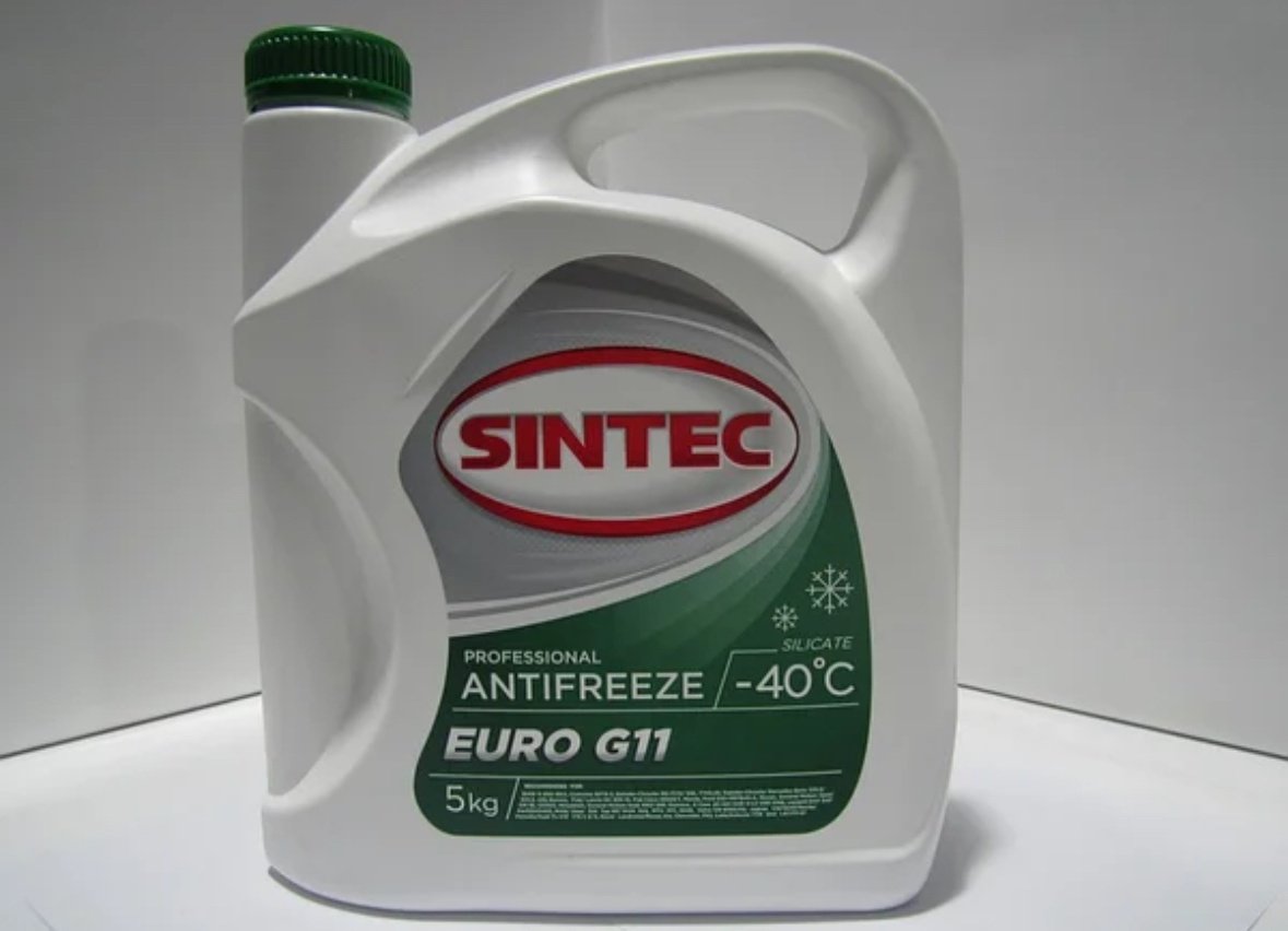 Антифриз SINTEC Euro зеленый G-11 5 л