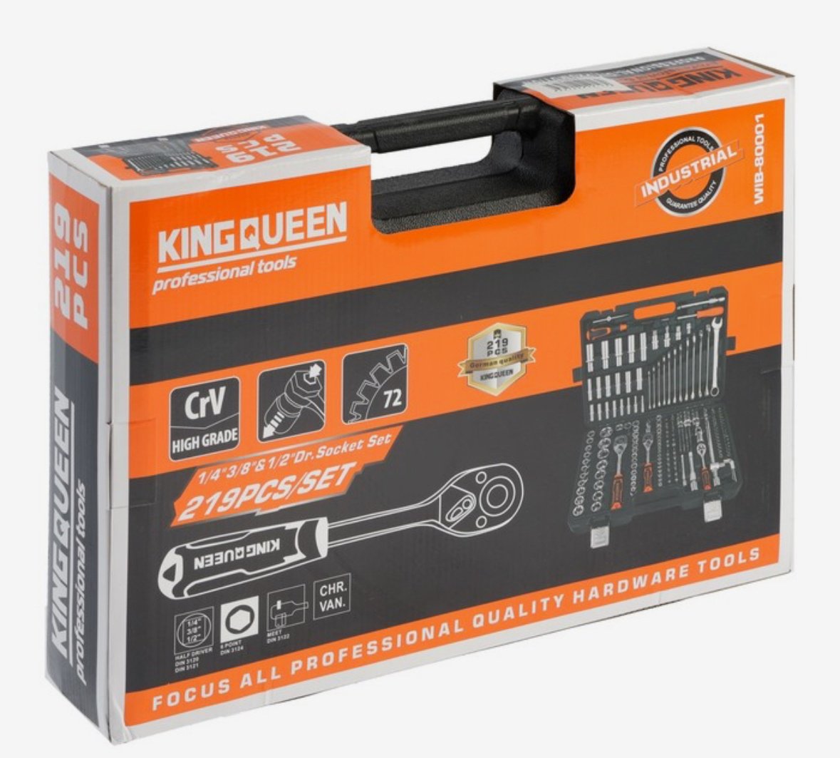 Набор инструментов автомобильный 219 в 1 KINGQUEEN 10454429 купить,NaN