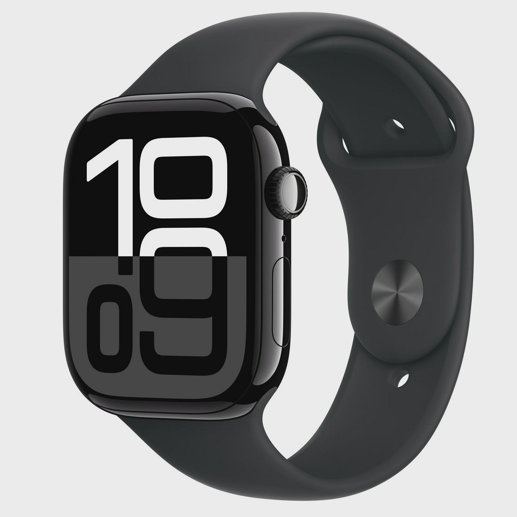Смарт-часы Apple Watch Series 10 GPS 46mm MWWQ3 Jet Black Aluminium Black Sport Band M/L