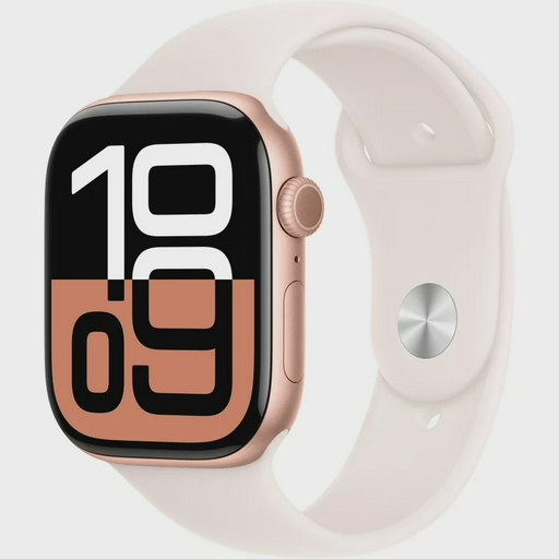 Смарт-часы Apple Watch Series 10 GPS 46mm MWWT3 Rose Gold Aluminium Light Blush Sport Band S/M
