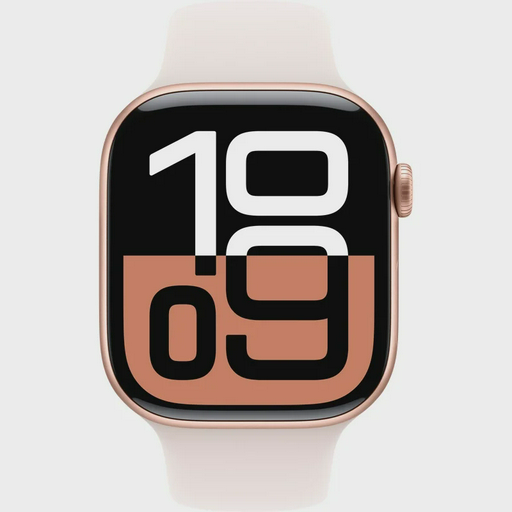 Смарт-часы Apple Watch Series 10 GPS 46mm MWWT3 Rose Gold Aluminium Light Blush Sport Band S/M