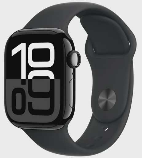 Смарт-часы Apple Watch Series 10 GPS 42mm MWWE3 Jet Black Aluminium Black Sport Band S/M