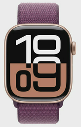 Смарт-часы Apple Watch Series 10 GPS 42mm MWWK3 Rose Gold Aluminum Case Plum Sport Loop