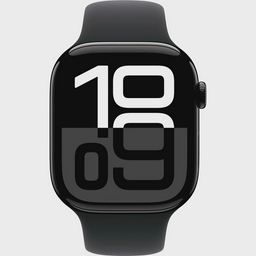 Смарт-часы Apple Watch Series 10 GPS 46mm MWWQ3 Jet Black Aluminium Black Sport Band M/L