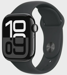 Смарт-часы Apple Watch Series 10 GPS 42mm MWWE3 Jet Black Aluminium Black Sport Band S/M