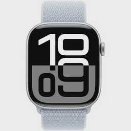 Смарт-часы Apple Watch Series 10 GPS 46mm MWWN3 Silver Aluminium Blue Cloud Sport Loop