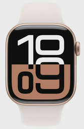 Смарт-часы Apple Watch Series 10 GPS 42mm MWWH3 Rose Gold Aluminium Light Blush Sport Band S/M