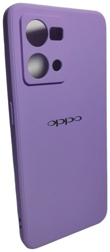 Чехол Для OPPO Reno 7 сиреневый купить,646