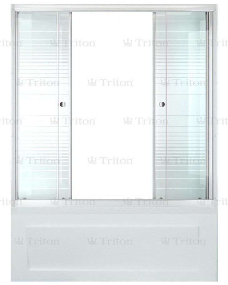 Душевая шторка Triton Аква раздвижная, универсальная