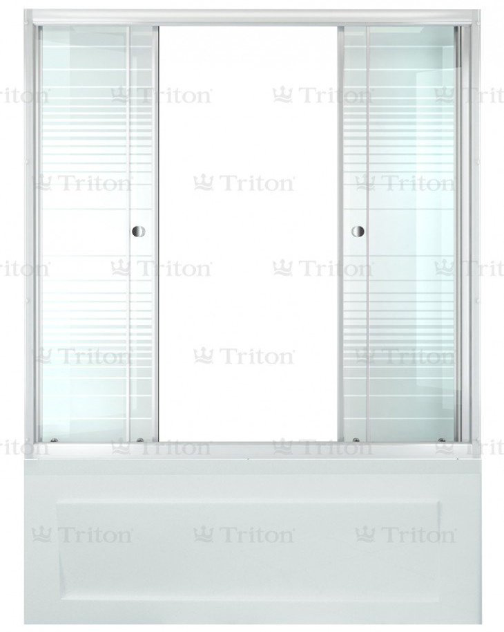 Душевая шторка Triton Аква раздвижная, универсальная