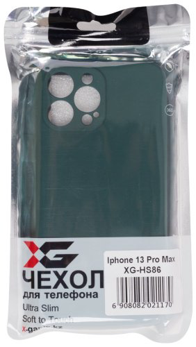 Чехол X-Game XG-HS86 для iPhone 13 Pro Max темно-зеленый купить,NaN