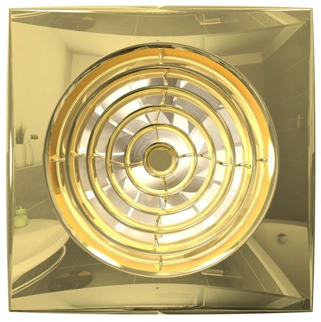 Вытяжной вентилятор ЭРА осевой 8.4 ВтВт, AURA 4C ф100 GOLD