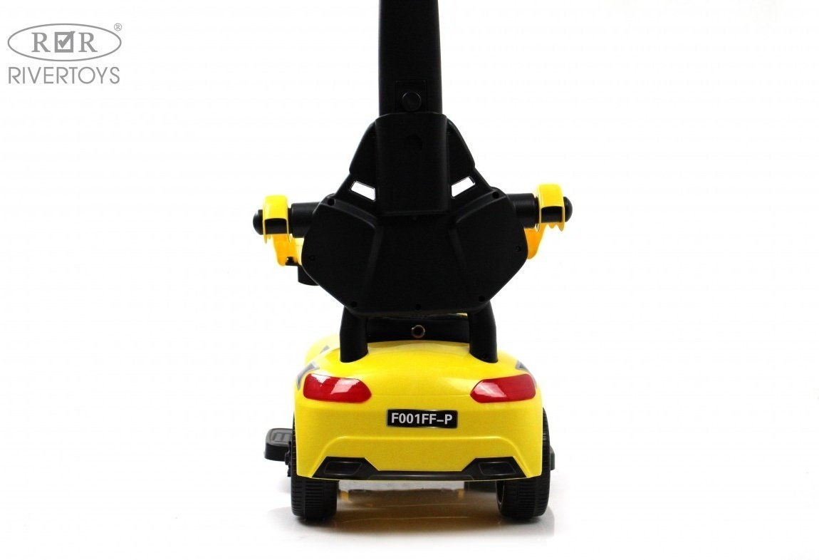 Каталка River Toys F001FF-P желтый купить,NaN