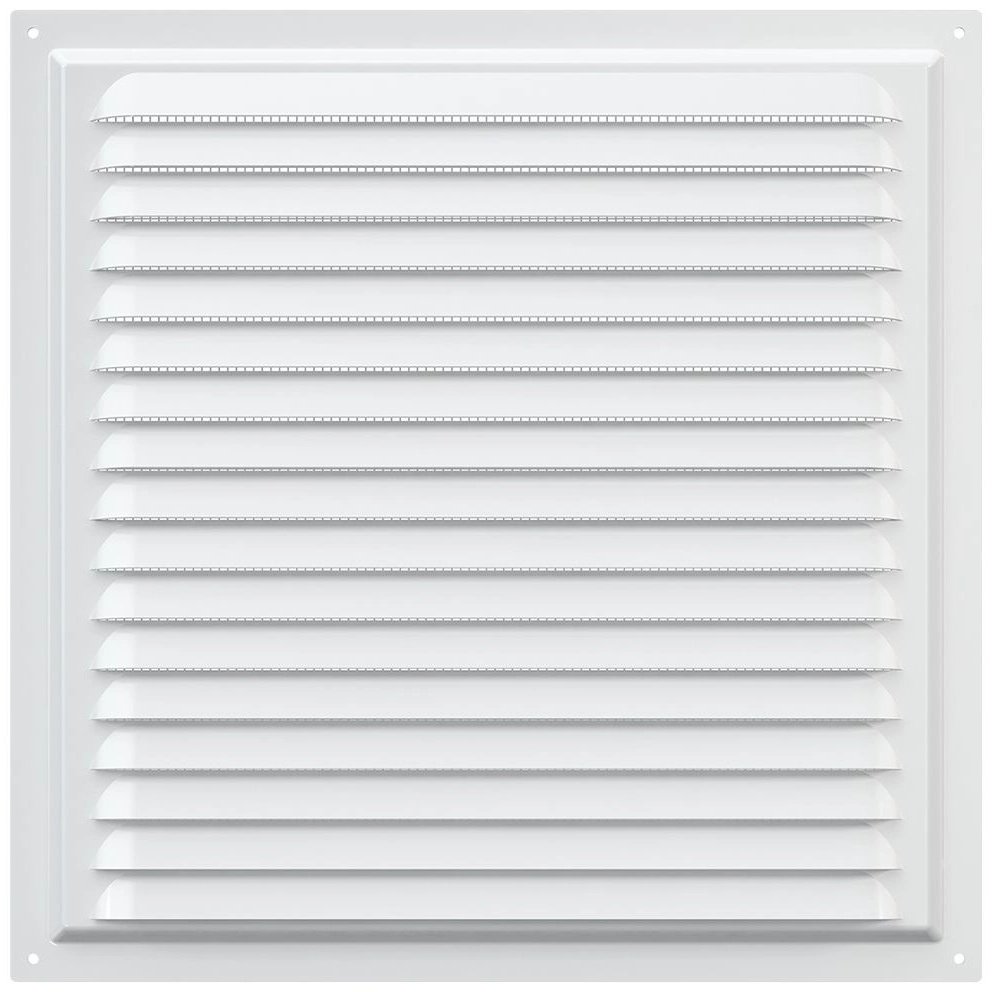 Решетка вентиляционная Эра 300х300х13 мм, сталь с покрытием полимерной эмалью