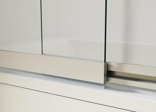 Душевая шторка Veconi VSB-1E100CLG раздвижная, универсальная