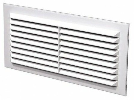 Решетка вентиляционная Эра 113х217х85 мм, пластик