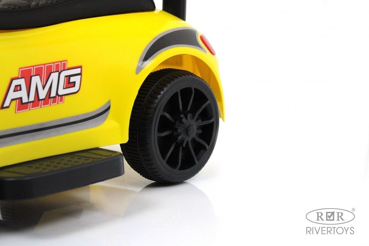 Каталка River Toys F001FF-P желтый купить,NaN