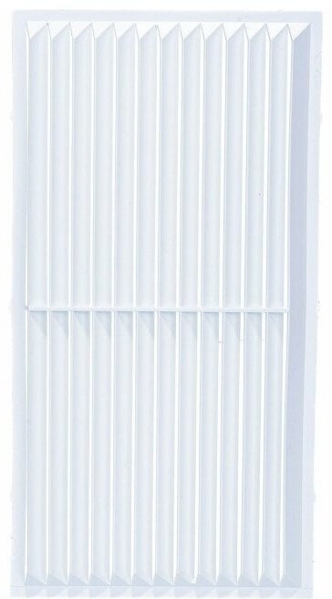 Решетка вентиляционная Эра 113х217х85 мм, пластик