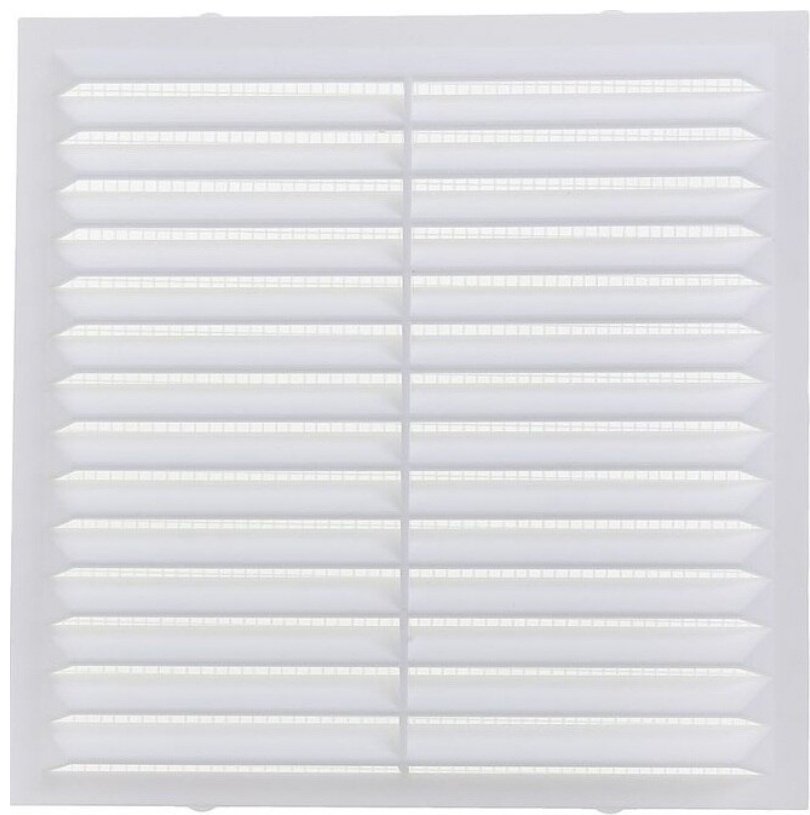 Решетка вентиляционная Эра 138х138х8.5 мм, пластик