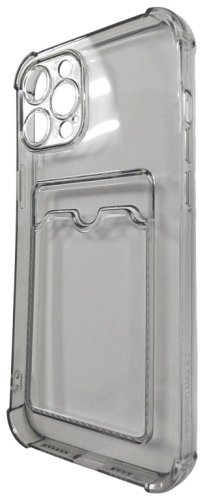 Чехол Smart Case для Apple iPhone 12 Pro Max темно-прозрачный купить,670