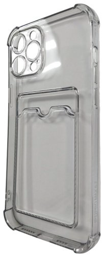 Чехол Smart Case для Apple iPhone 12 Pro Max темно-прозрачный купить,670