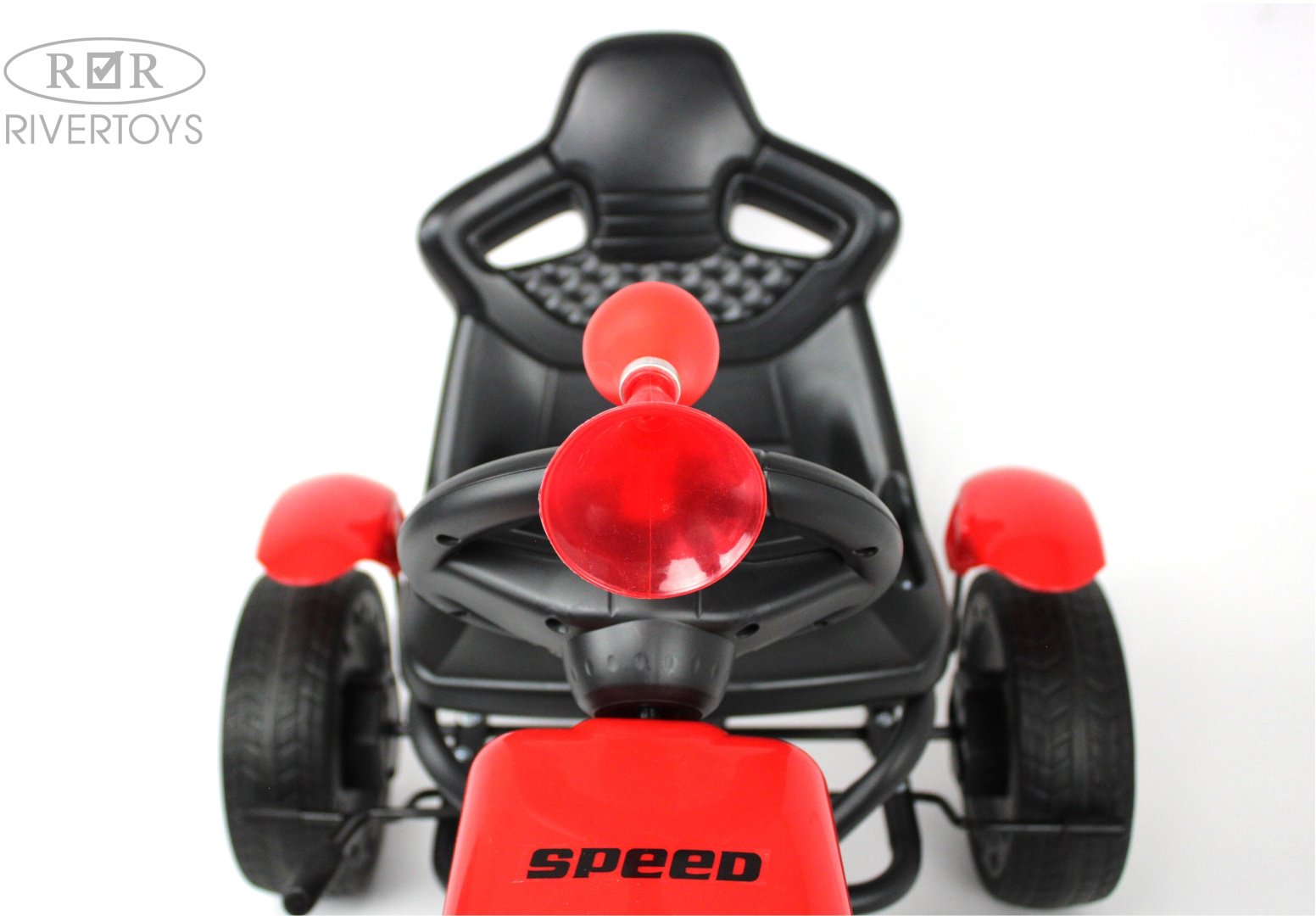 Веломобиль RiverToys C222CC красный