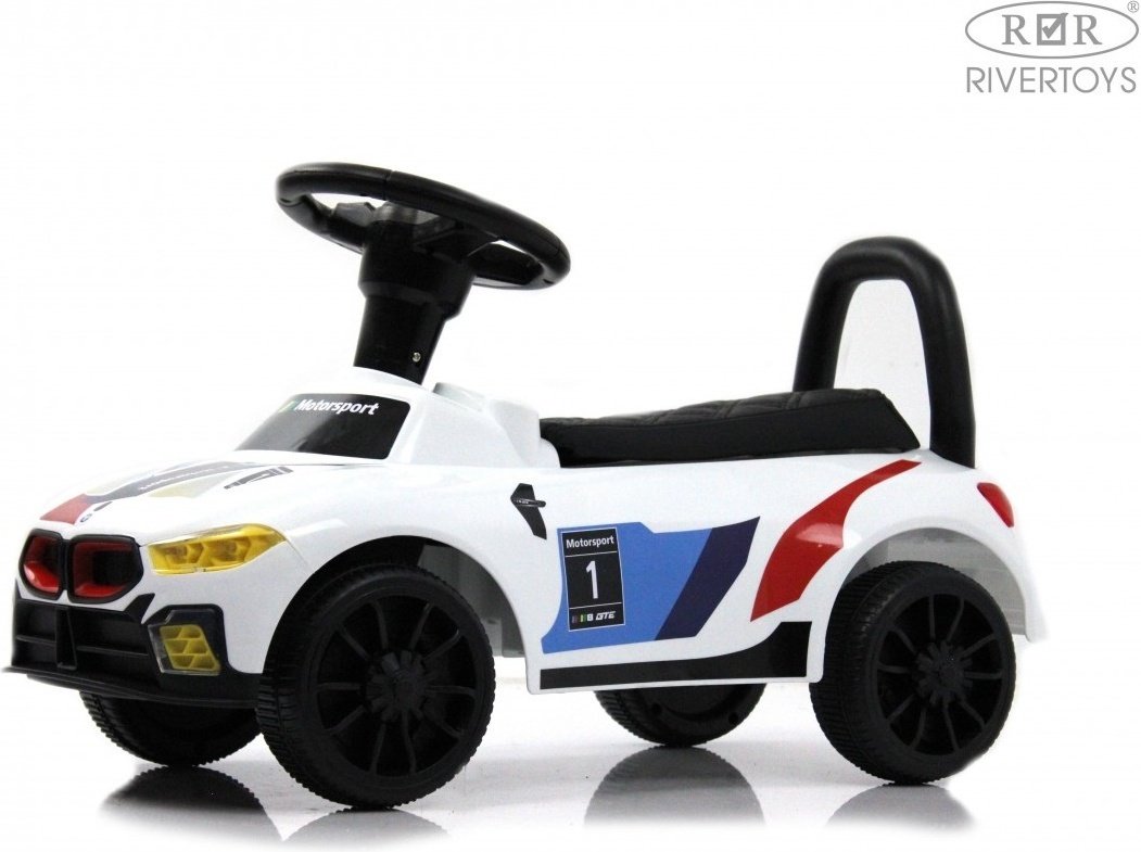 Каталка River Toys F003FF белый купить,NaN