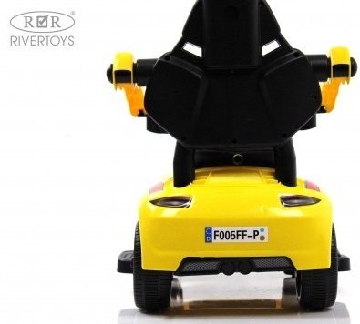 Каталка River Toys F005FF желтый