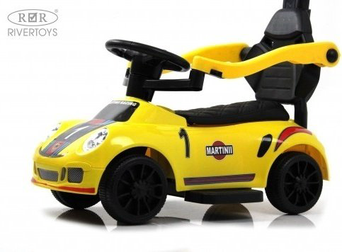 Каталка River Toys F005FF желтый купить,NaN