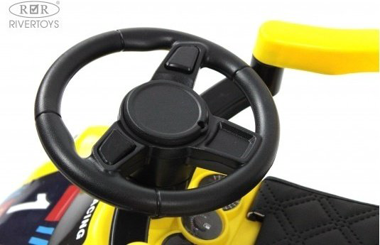 Каталка River Toys F005FF желтый купить,NaN