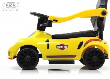 Каталка River Toys F005FF желтый купить,NaN