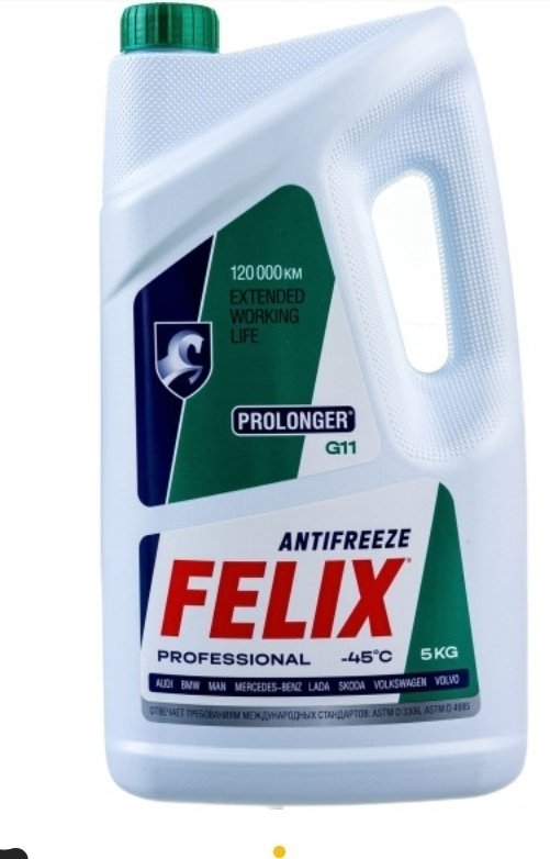 Антифриз Felix Prolonger зеленый 5 л