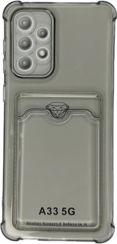 Чехол G-Case для Samsung Galaxy A33 темно-прозрачный купить,605