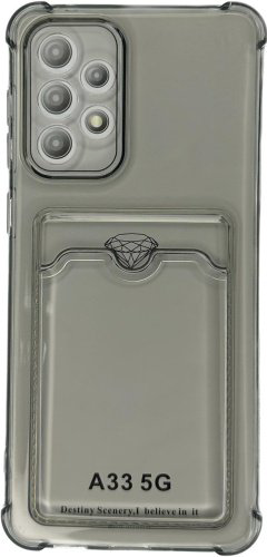 Чехол G-Case для Samsung Galaxy A33 темно-прозрачный купить,605