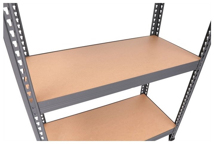 Стеллаж Промет 180KD ДВП, металл, 120x40x180.3, бежевый купить,57800