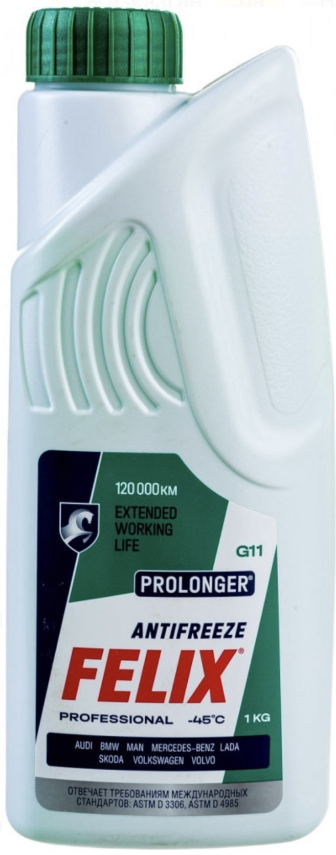 Антифриз Felix Prolonger зеленый G-11 1 л купить,NaN