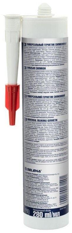 Герметик TYTAN универсальный строительство и ремонт, цвет белый 280 мл