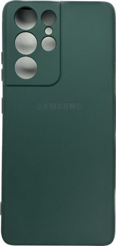 Чехол Для Samsung Galaxy S21 Ultra темно-зеленый купить,884