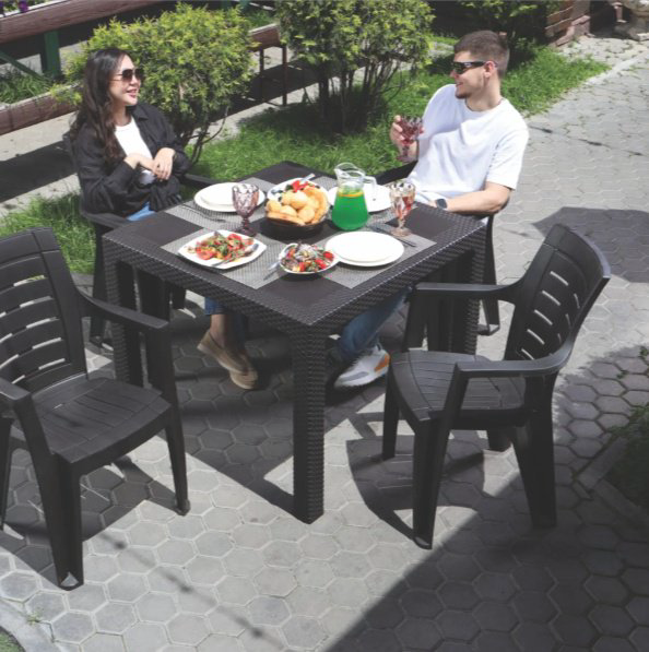 Стул Без бренда 40-615-1 89х58х61см коричневый купить,NaN